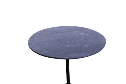 World Interiors - Glacier 18" Accent Table : World Interiors - Glacier 18" Accent Table with Lava Marble - ZWGLAST18LM veiw 3