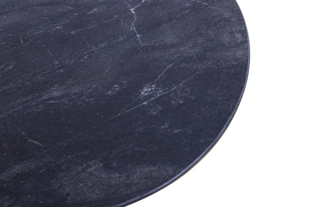 World Interiors - Glacier 18" Accent Table : World Interiors - Glacier 18" Accent Table with Lava Marble - ZWGLAST18LM veiw 5