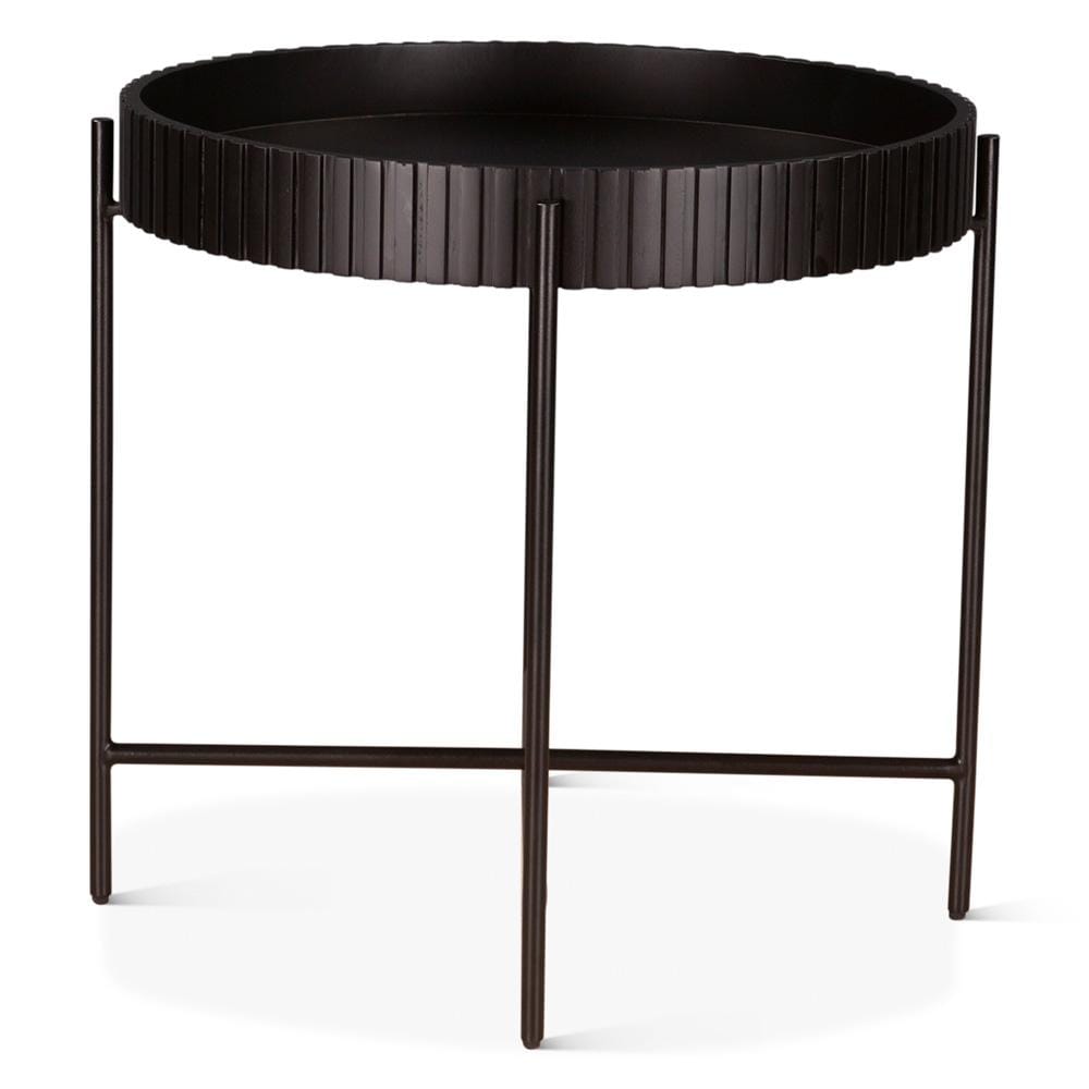 World Interiors - Halden Nesting Tray Tables : World Interiors - Halden Nesting Tray Tables - in Matte Black - ZWHALNT29BLK_CLOSEOUT veiw 2