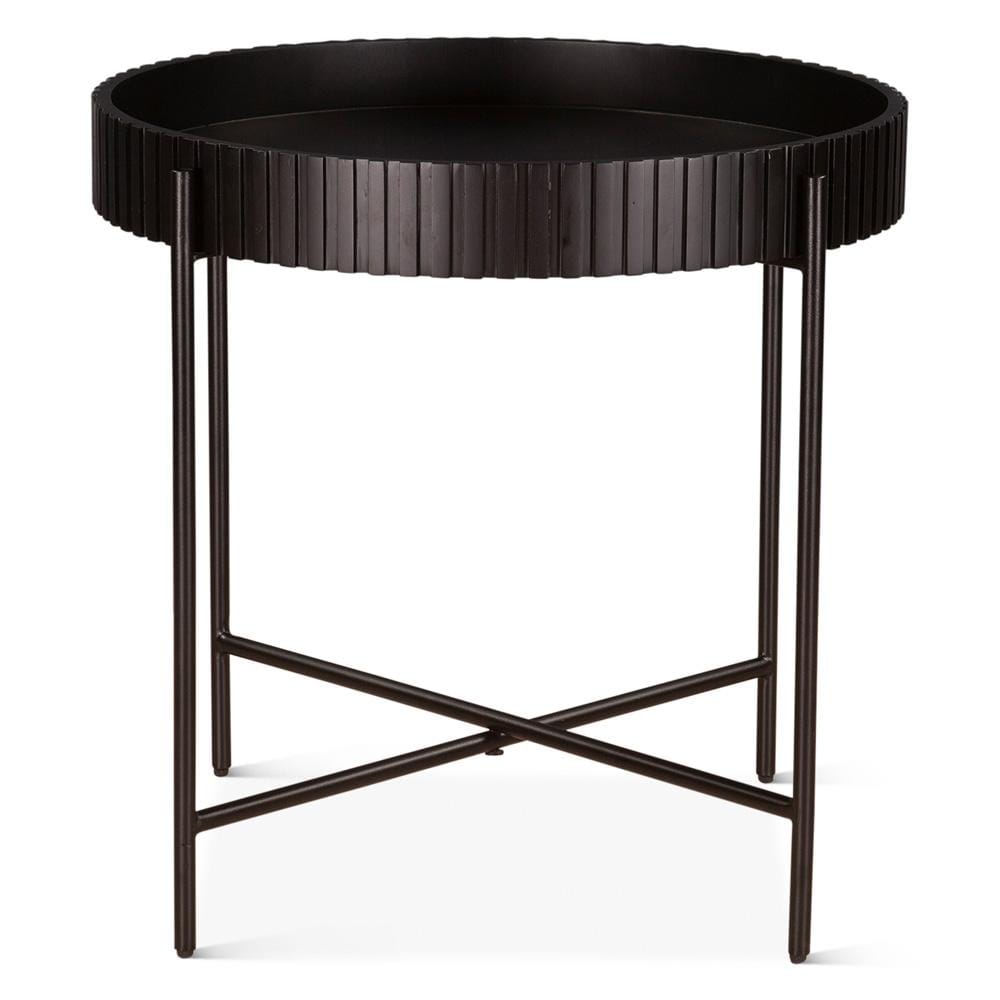 World Interiors - Halden Nesting Tray Tables : World Interiors - Halden Nesting Tray Tables - in Matte Black - ZWHALNT29BLK_CLOSEOUT veiw 3