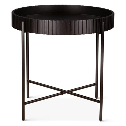 World Interiors - Halden Nesting Tray Tables : World Interiors - Halden Nesting Tray Tables - in Matte Black - ZWHALNT29BLK_CLOSEOUT veiw 3