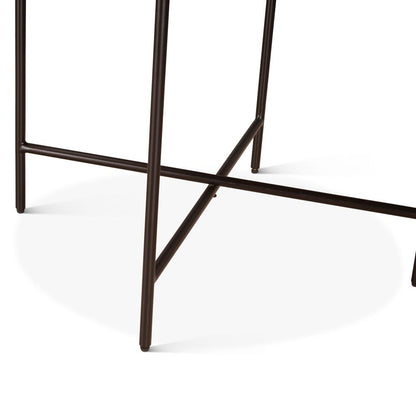World Interiors - Halden Nesting Tray Tables : World Interiors - Halden Nesting Tray Tables in Pecan Brown - ZWHALNT29PB_CLOSEOUT veiw 4