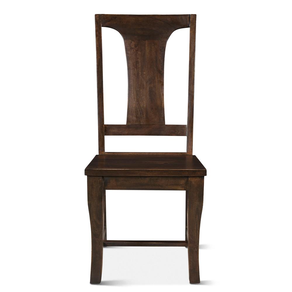 World Interiors - Toulon Dining Chairs : World Interiors - Toulon Dining Chairs in Vintage Brown Finish - ZWTLNDC18W veiw 2