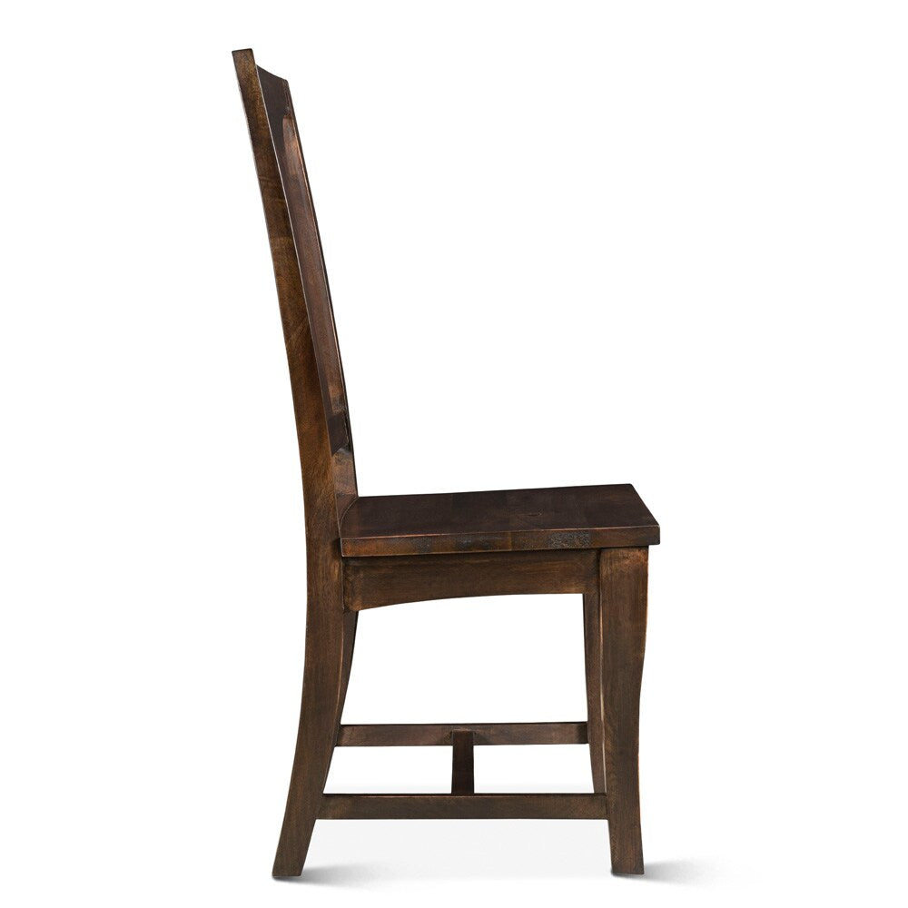 World Interiors - Toulon Dining Chairs : World Interiors - Toulon Dining Chairs in Vintage Brown Finish - ZWTLNDC18W veiw 3