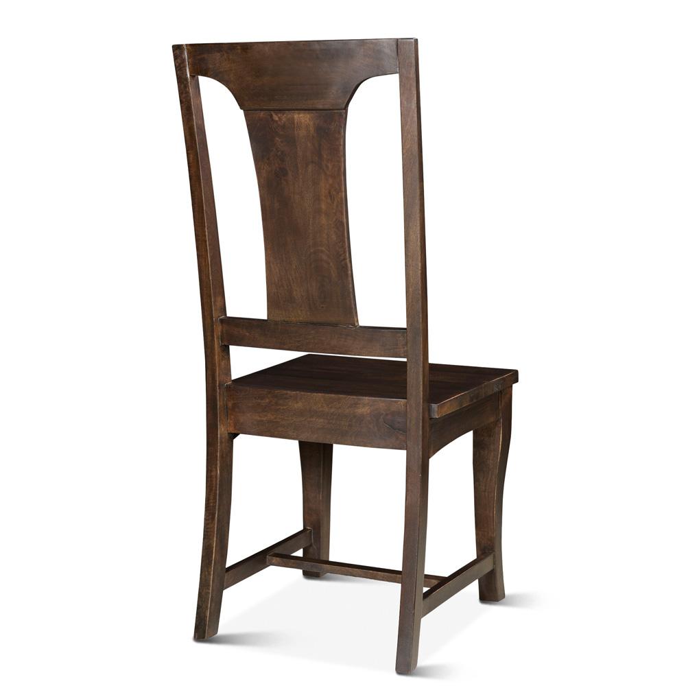 World Interiors - Toulon Dining Chairs : World Interiors - Toulon Dining Chairs in Vintage Brown Finish - ZWTLNDC18W veiw 4