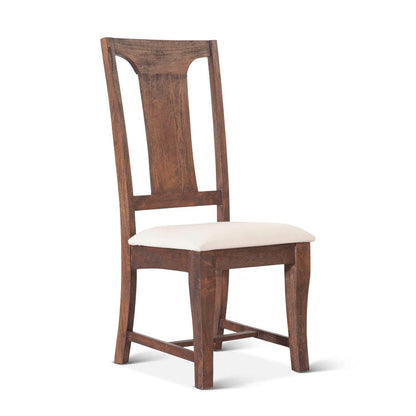World Interiors - Toulon Dining Chairs : World Interiors - Toulon Upholstered Dining Chairs in Weathered Mango - ZWTOUDCUPH veiw 1