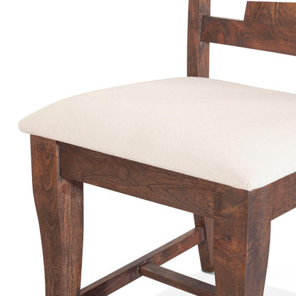 World Interiors - Toulon Dining Chairs : World Interiors - Toulon Upholstered Dining Chairs in Weathered Mango - ZWTOUDCUPH veiw 5