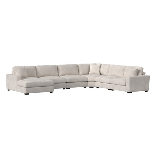 Picket House Furnishings -  Mesa 6PC Sectional Set with LHF Chaise in Steno Beige - U-8540-9440-LCSE-6PC veiw 1