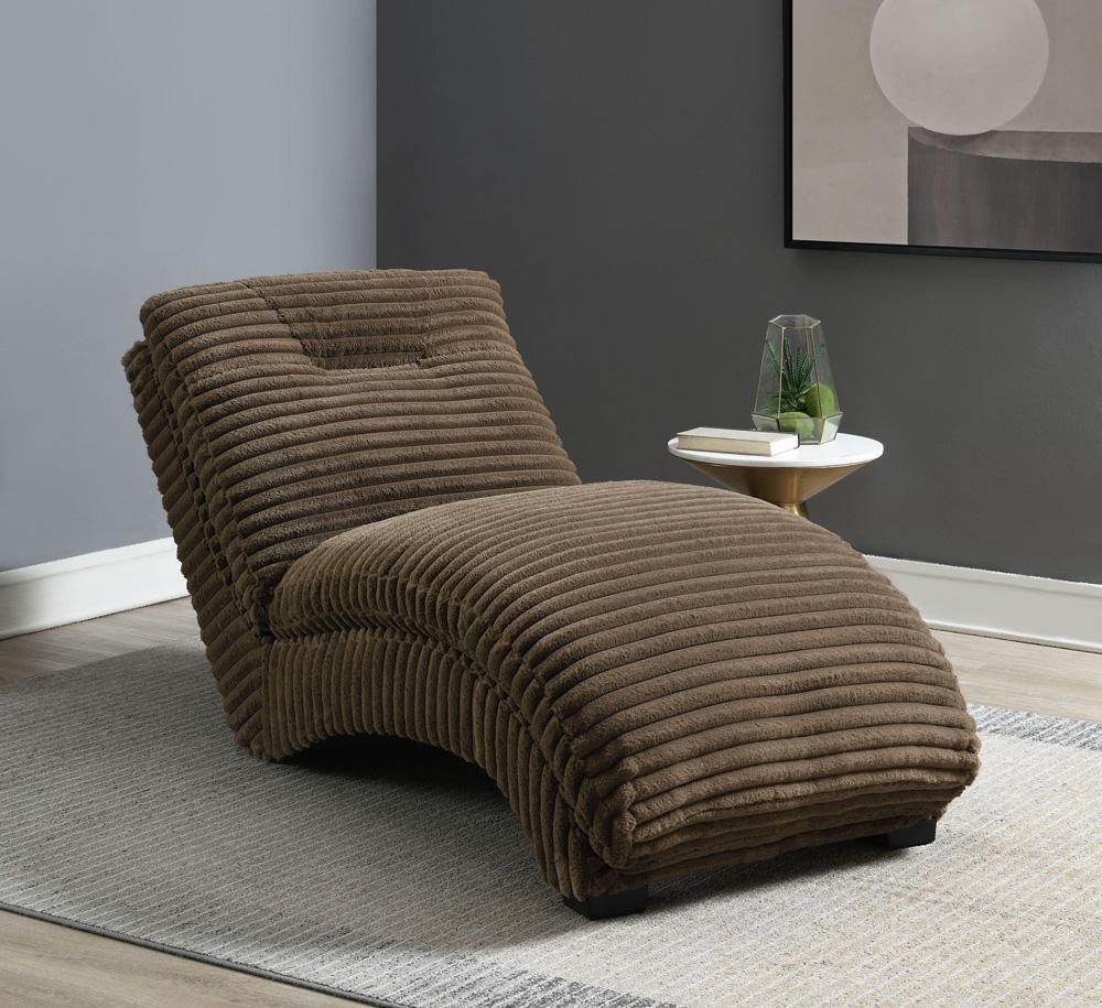 Picket House Furnishings -  Victoria Chaise in Masis Cocoa - U-11230-8840-110 veiw 3
