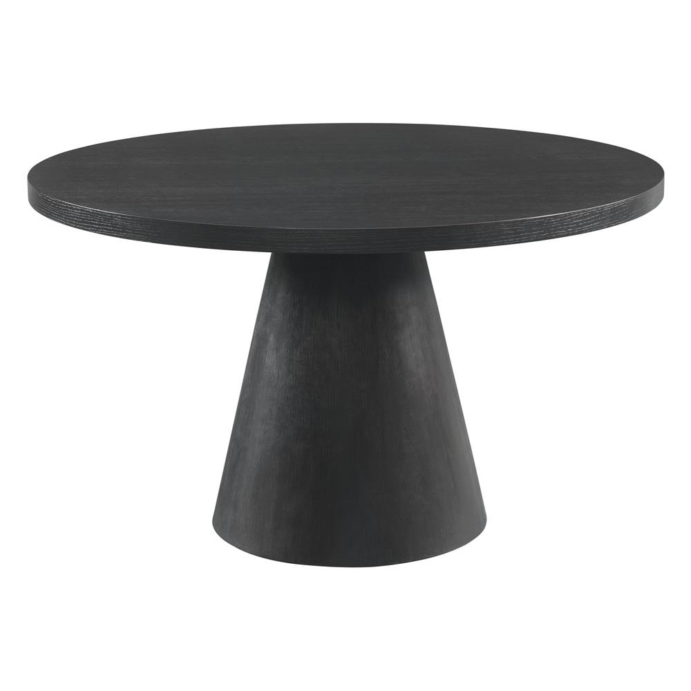 Picket House Furnishings -  Canal Round Dining Table in Black - D-1710-8-DT veiw 1