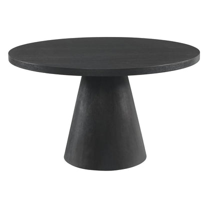 Picket House Furnishings -  Canal Round Dining Table in Black - D-1710-8-DT veiw 1