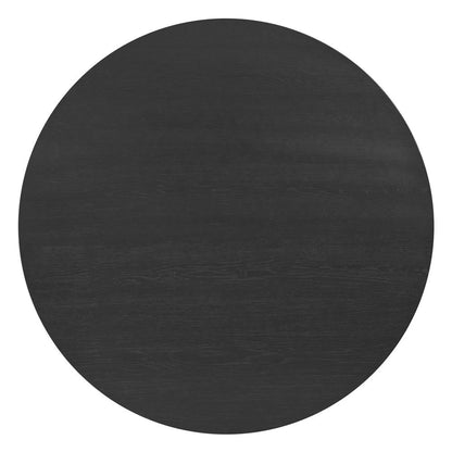Picket House Furnishings -  Canal Round Dining Table in Black - D-1710-8-DT veiw 2
