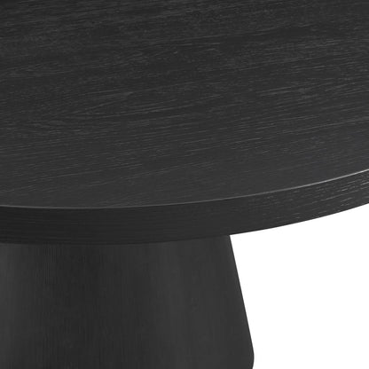 Picket House Furnishings -  Canal Round Dining Table in Black - D-1710-8-DT veiw 3
