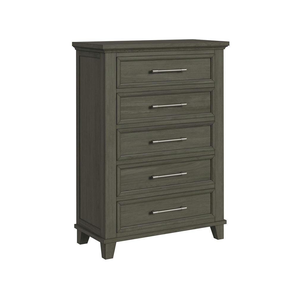Picket House Furnishings -  Henrik 5-Drawer Chest in Grey - B-13030-3-CH veiw 1