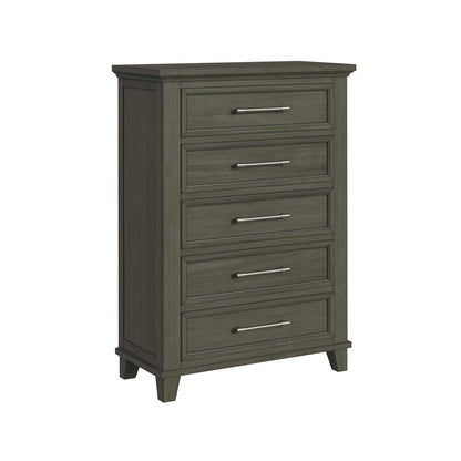 Picket House Furnishings -  Henrik 5-Drawer Chest in Grey - B-13030-3-CH veiw 1