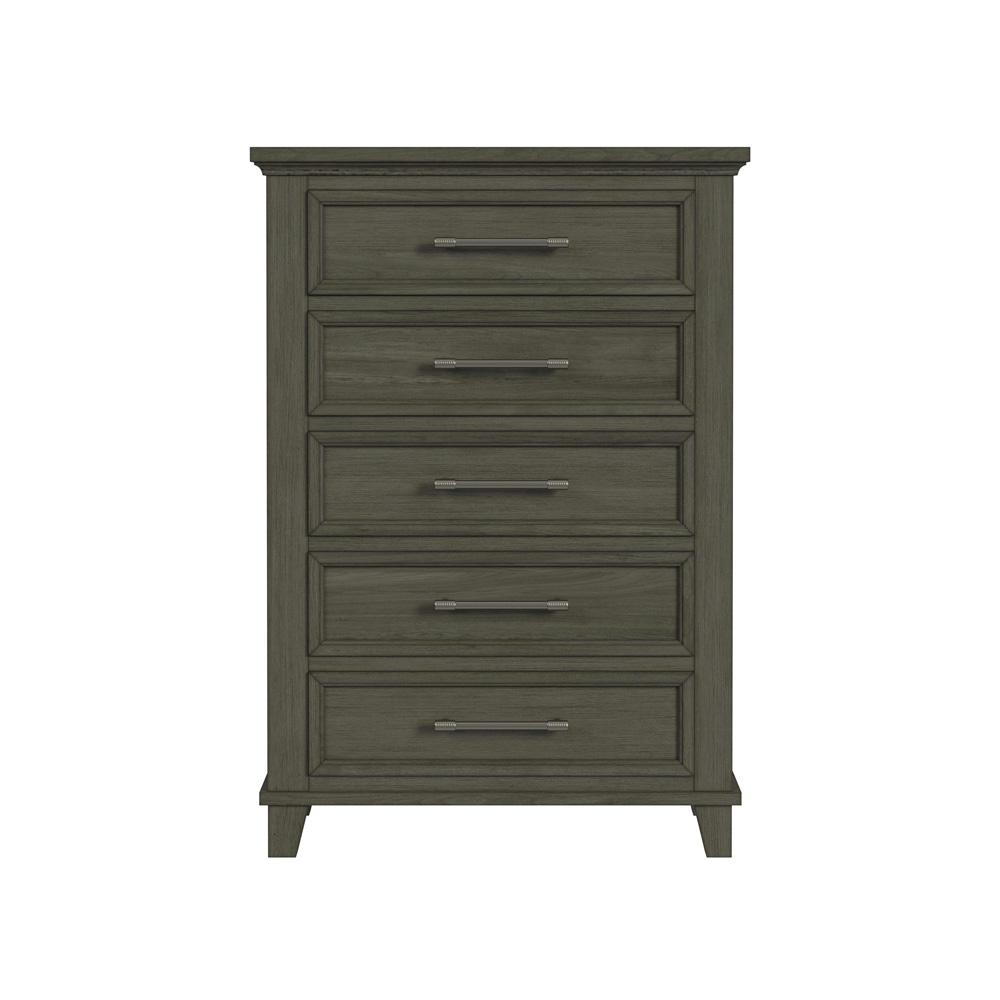 Picket House Furnishings -  Henrik 5-Drawer Chest in Grey - B-13030-3-CH veiw 2