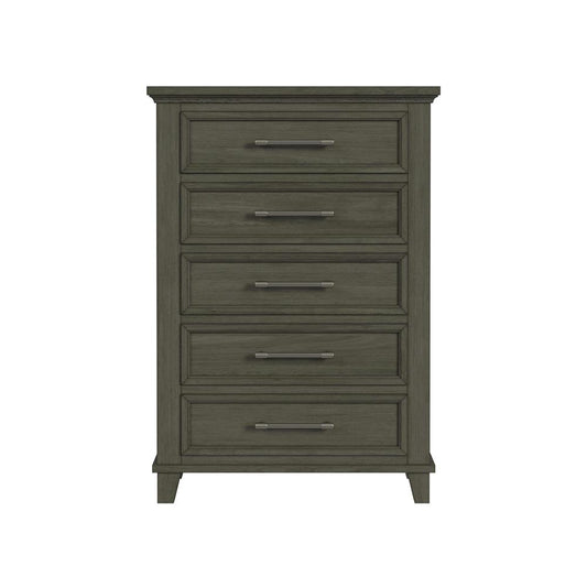 Picket House Furnishings -  Henrik 5-Drawer Chest in Grey - B-13030-3-CH veiw 2