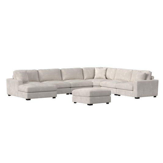 Picket House Furnishings -  Mesa 7PC Sectional Set with LHF Chaise in Steno Beige - U-8540-9440-LCSE-7PC veiw 1