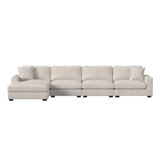 Picket House Furnishings -  Mesa 4PC Sectional Set with LHF Chaise in Steno Beige - U-8540-9440-LCSE-4PC veiw 2