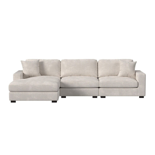 Picket House Furnishings -  Mesa 3PC Sectional Set with LHF Chaise in Steno Beige - U-8540-9440-LCSE-3PC veiw 2