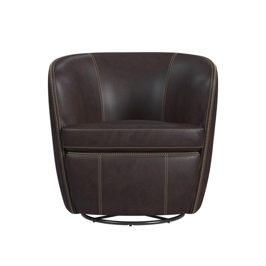Picket House Furnishings -  Zenith Swivel Chair in Pebble Brown - U-5470-8200-101 veiw 2