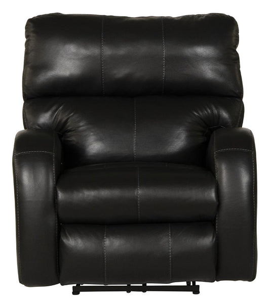 Catnapper - Angelo Power Headrest Power Lay Flat Recliner in Black - 644607127388307388 veiw 1