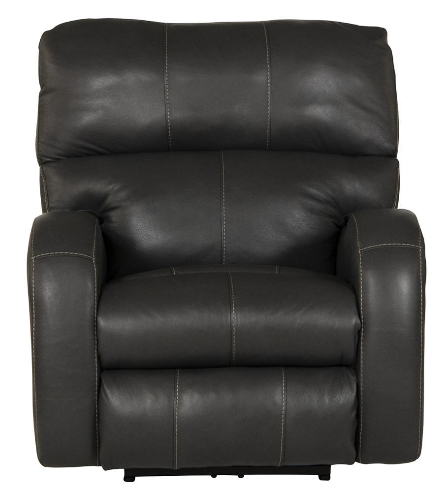 Catnapper - Angelo Power Headrest Power Lay Flat Recliner in Gunmetal - 64460-7/1273-58/3073-58 veiw 1