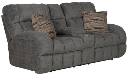 Catnapper - Ashland Lay Flat Reclining Console Loveseat in Granite/Night - 3599/1934-88/2317-08 veiw 1