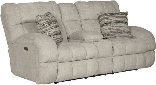 Catnapper - Ashland Power Lay Flat Reclining Console Loveseat in Buff/Zebra - 63599193416231748 veiw 1