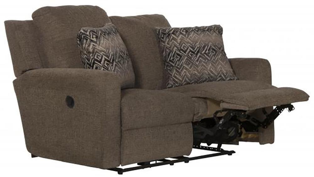 Catnapper - Calvin Reclining Loveseat in Otter/Midnight - 1632189419236448 veiw 1