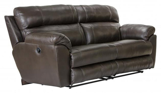 Catnapper - Costa Lay Flat Reclining Sofa in Chocolate - 4071/1273-89/3073-89 veiw 1