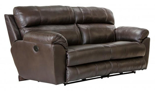 Catnapper - Costa Power Lay Flat Reclining Sofa in Chocolate - 64071/1273-89/3073-89 veiw 1