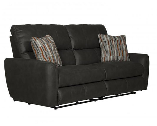 Catnapper - Dorian Power Reclining Sofa in Charcoal/Nutmeg - 63071/1280-28/2509-28 veiw 1