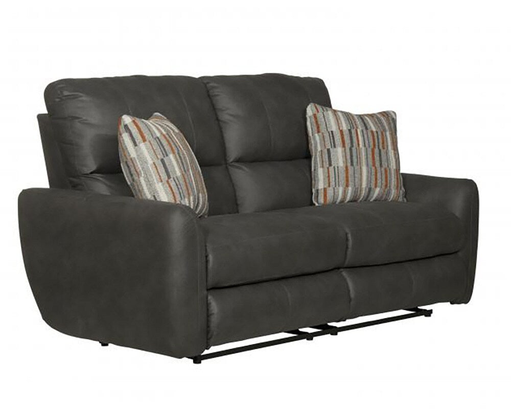 Catnapper - Dorian Reclining Loveseat in Charcoal/Nutmeg - 3072/1280-28/2509-28 veiw 1