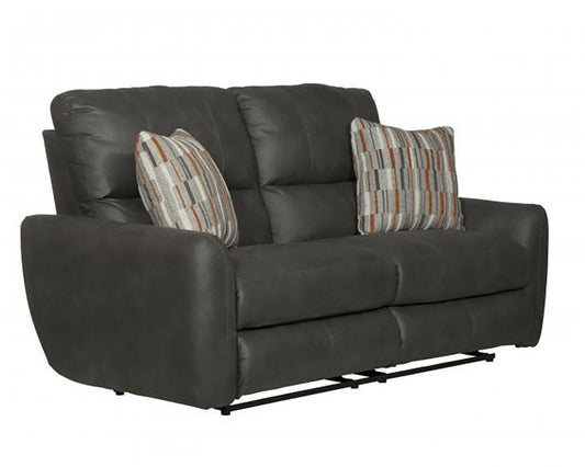 Catnapper - Dorian Reclining Loveseat in Charcoal/Nutmeg - 3072/1280-28/2509-28 veiw 1