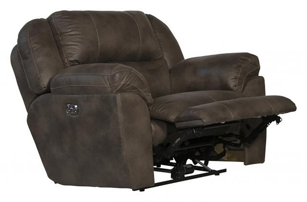 Catnapper - Ferrington Power Headrest w/Lumbar Power Lay Flat Recliner in Dusk - 7618907130089 veiw 1