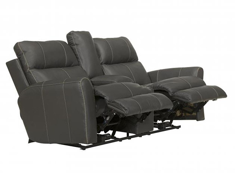 Catnapper - Fredda Power Headrest Power Lay Flat Reclining Console Loveseat w/Zero Gravity in Anthracite - 64489/1225-58/3025-58 veiw 3