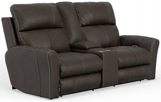 Catnapper - Fredda Power Headrest Power Lay Flat Reclining Console Loveseat w/Zero Gravity in Coffee - 64489/1225-09/3025-09 veiw 1