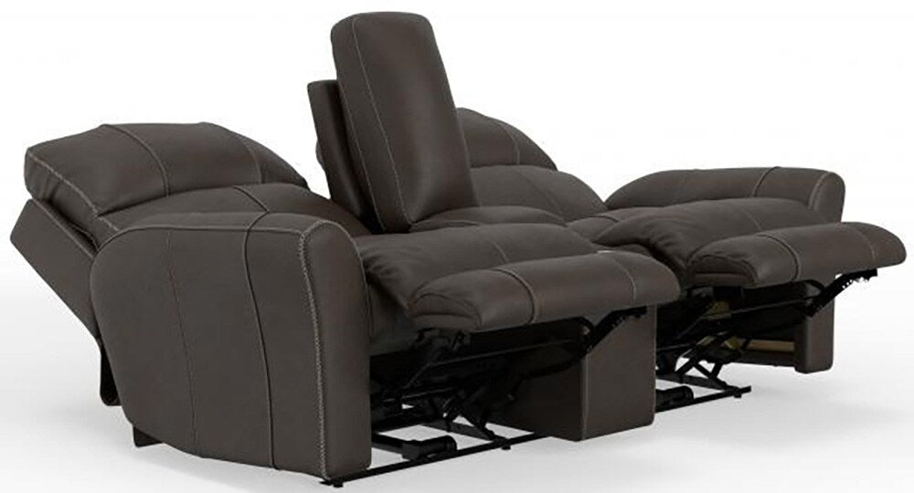Catnapper - Fredda Power Headrest Power Lay Flat Reclining Console Loveseat w/Zero Gravity in Coffee - 64489/1225-09/3025-09 veiw 2