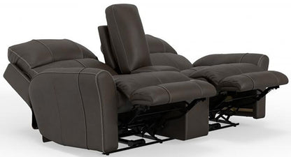 Catnapper - Fredda Power Headrest Power Lay Flat Reclining Console Loveseat w/Zero Gravity in Coffee - 64489/1225-09/3025-09 veiw 2