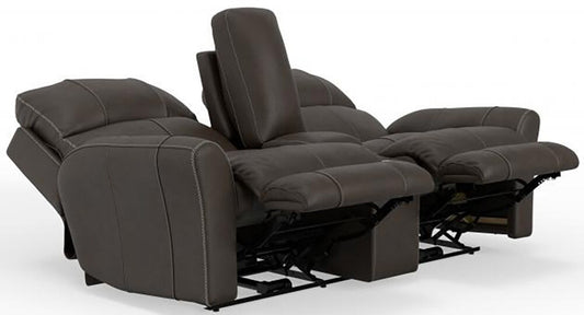 Catnapper - Fredda Power Headrest Power Lay Flat Reclining Console Loveseat w/Zero Gravity in Coffee - 64489/1225-09/3025-09 veiw 2
