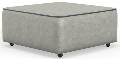 Catnapper - Nico Castered Cocktail Ottoman in Silver/Twilight - 350-12/1419-18/1419-53 veiw 1