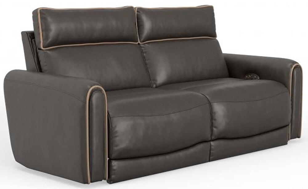 Catnapper - Nico Power Headrest Reclining Sofa in Walnut/Khaki - 63501/1419-49/1419-38 veiw 1