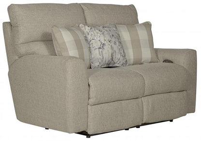 Catnapper - Searsport Power Headrest Reclining Loveseat in Buff/Linen - 61802/1561-46/2533-16 veiw 1