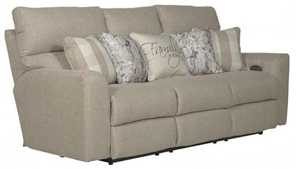 Catnapper - Searsport Power Headrest Reclining Sofa in Buff/Linen - 61801/1561-46/2533-16 veiw 1