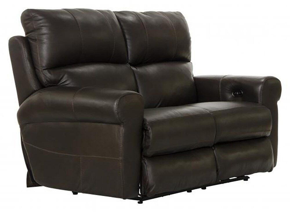 Catnapper - Torretta Power Lay Flat Reclining Loveseat in Chocolate - 64572/1273-89/3073-89 veiw 1