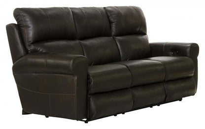 Catnapper - Torretta Power Lay Flat Reclining Sofa in Chocolate - 64571/1273-89/3073-89 veiw 1