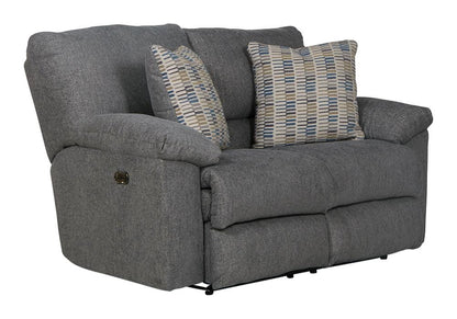 Catnapper - Tyler Power Reclining Loveseat in Stonewash/Mineral - 61062/1710-43/2648-43 veiw 1