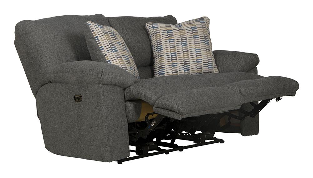 Catnapper - Tyler Power Reclining Loveseat in Stonewash/Mineral - 61062/1710-43/2648-43 veiw 2