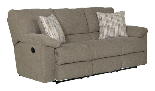 Catnapper - Tyler Reclining Sofa in Pewter/Barley - 1061171028264828 veiw 1